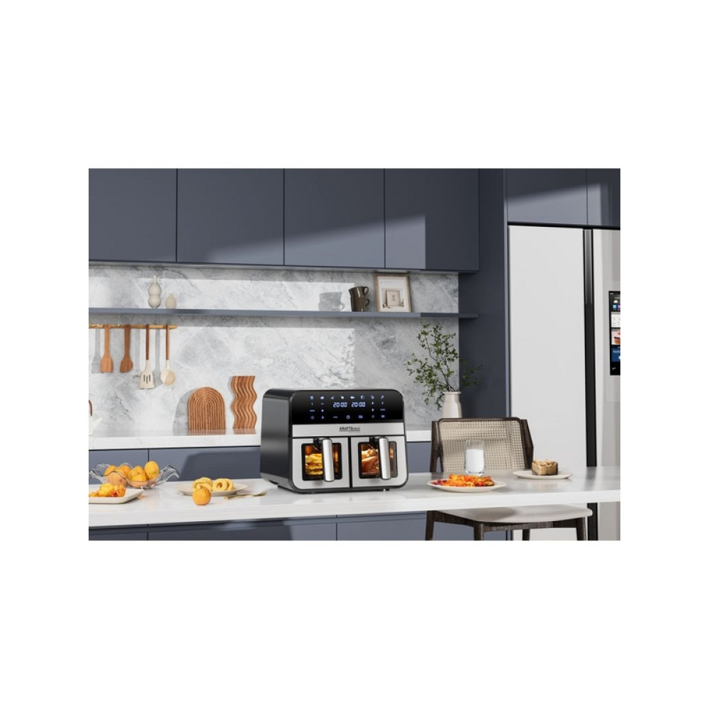 Friteuză cu aer cald cu coș dublu Kraft&Dele KD4179 9L 2500W +LCD