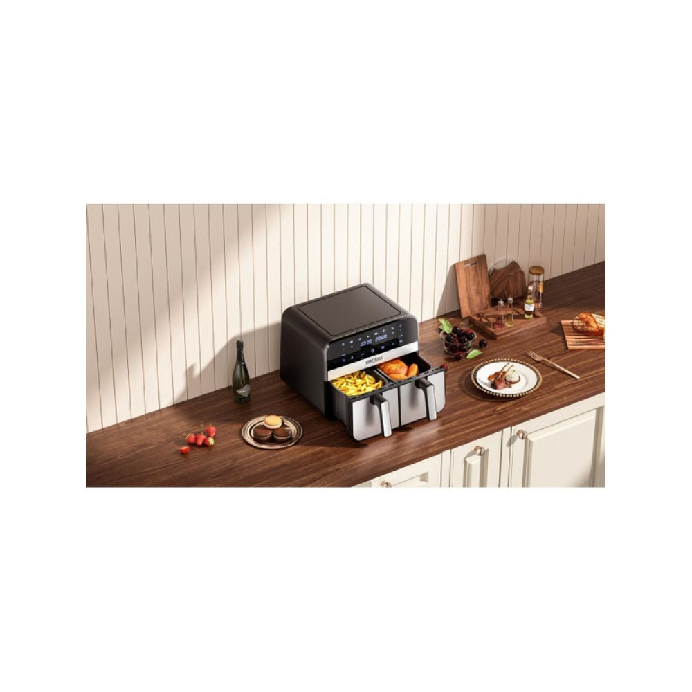 Friteuză cu aer cald Kraft&Dele KD4180 9L 2500W cu două camere + LCD