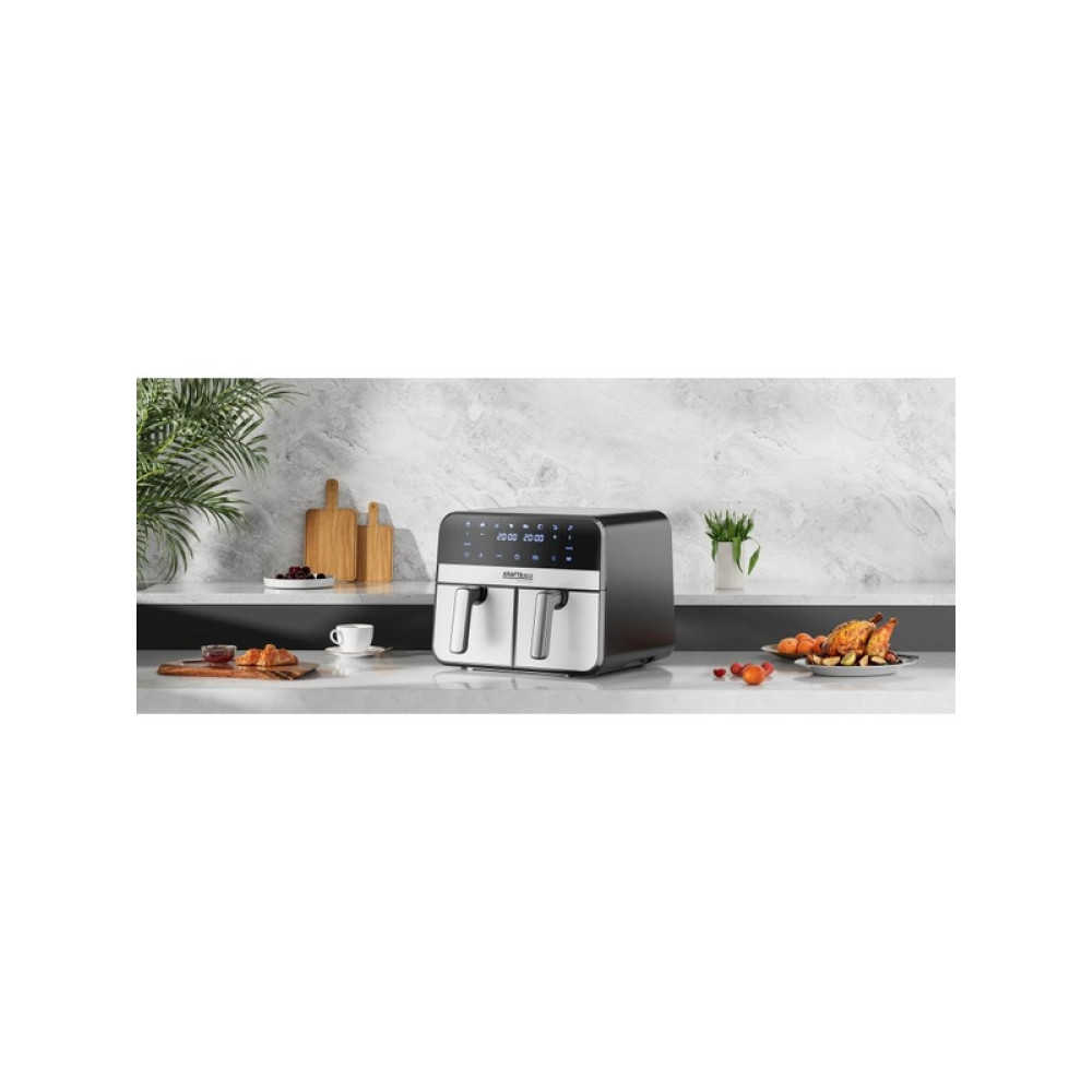 Friteuză cu aer cald Kraft&Dele KD4180 9L 2500W cu două camere + LCD