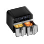 Friteuză cu aer cald Kraft&Dele KD4180 9L 2500W cu două camere + LCD