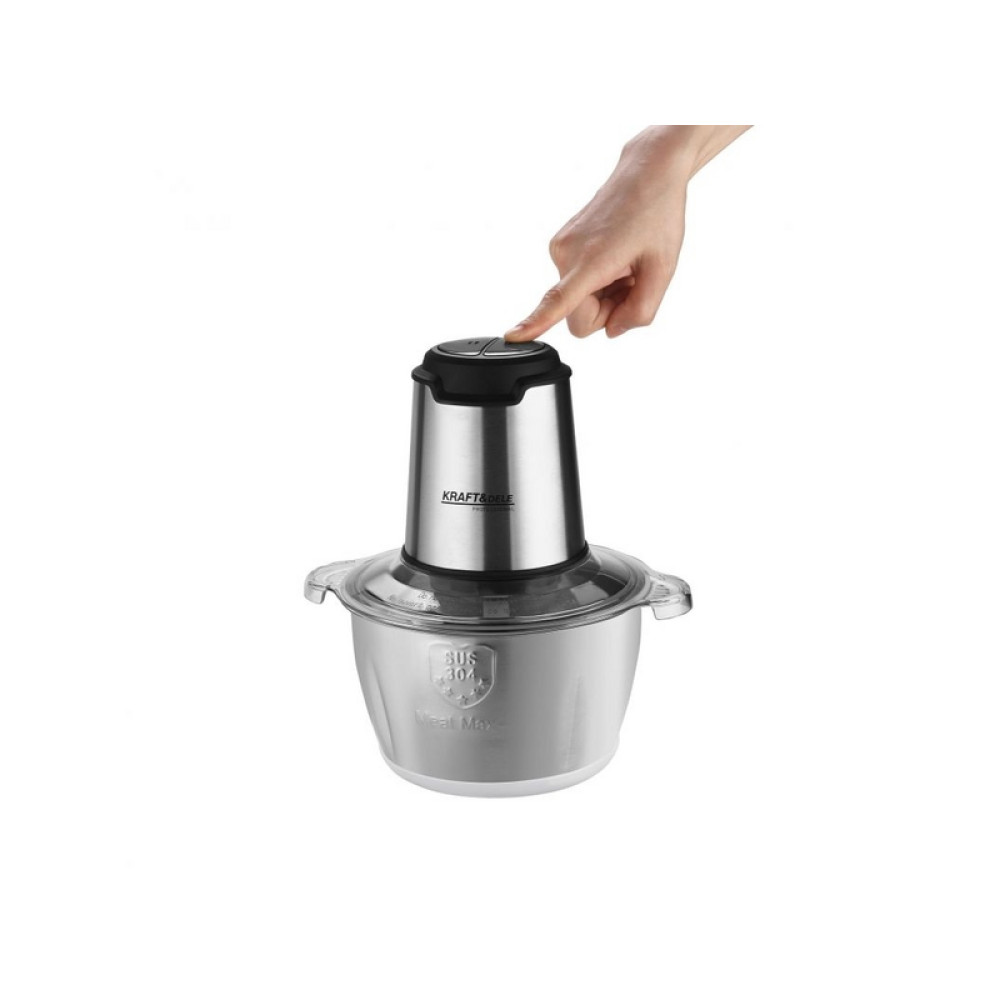 Tocator electric de carne si legume Kraft&Dele KD4121 2L 350W