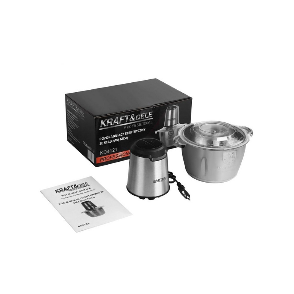 Tocator electric de carne si legume Kraft&Dele KD4121 2L 350W