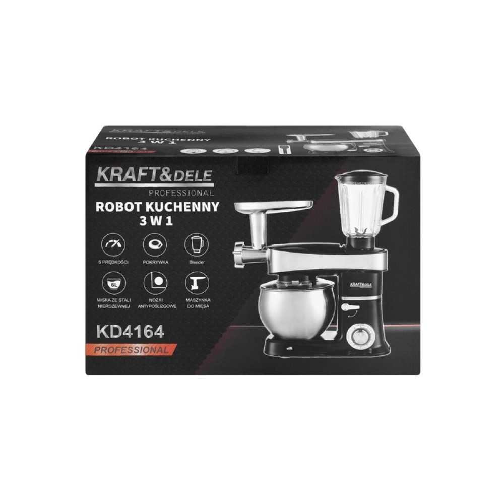 Robot de bucatarie Kraft&Dele KD4164 3in1 6L 2200W