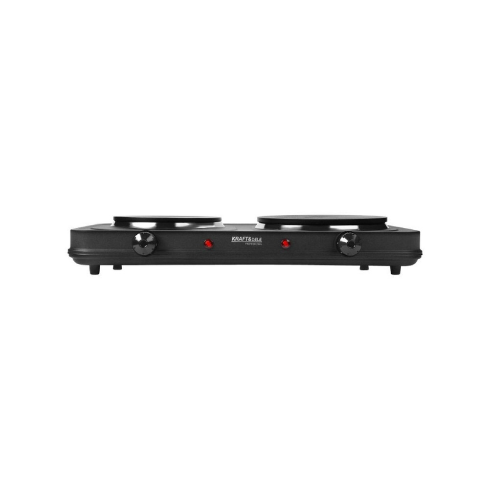 Plita electrica portabila Kraft&Dele KD4166 2600W 155+185mm dublu