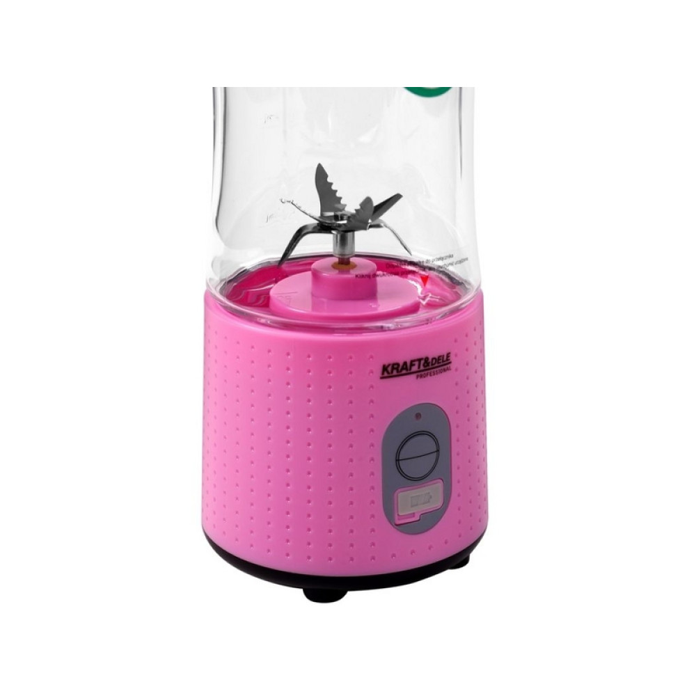 Blender cu baterie USB-C 380ml / 2x3000mAh Kraft&Dele KD4172