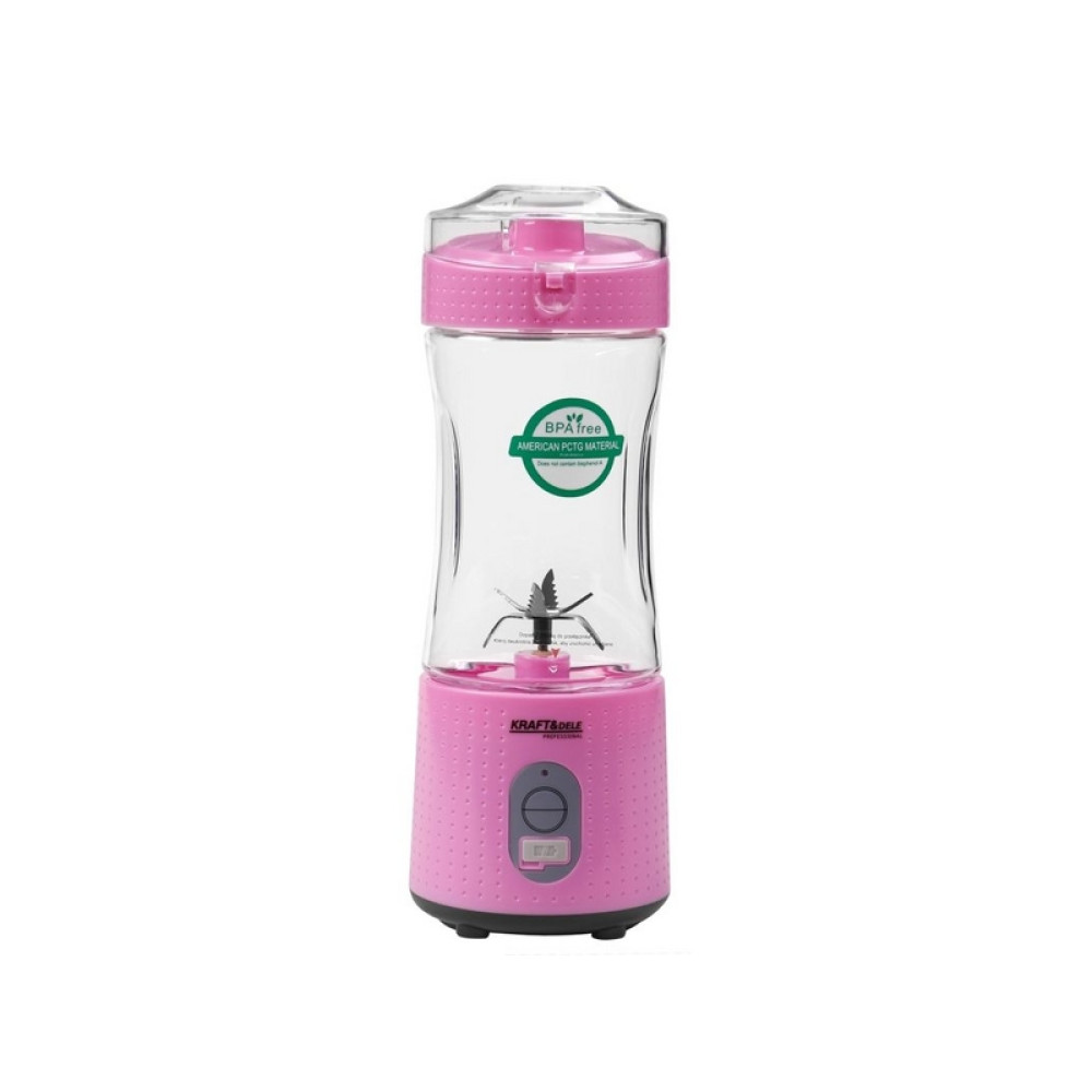 Blender cu baterie USB-C 380ml / 2x3000mAh Kraft&Dele KD4172