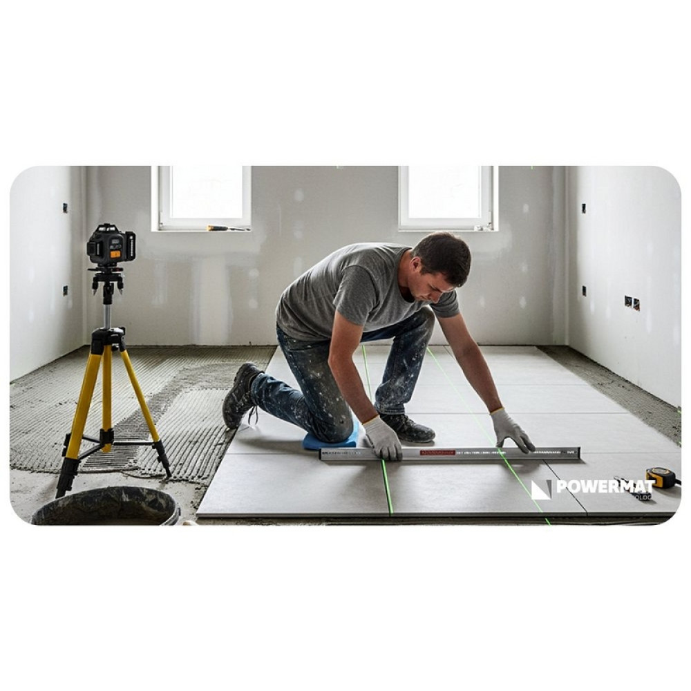 Nivela laser 16 linii 360° PM-PLK-4DM3 40m POWERMAT