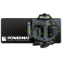 Nivela laser 16 linii 360° PM-PLK-4DM3 40m POWERMAT