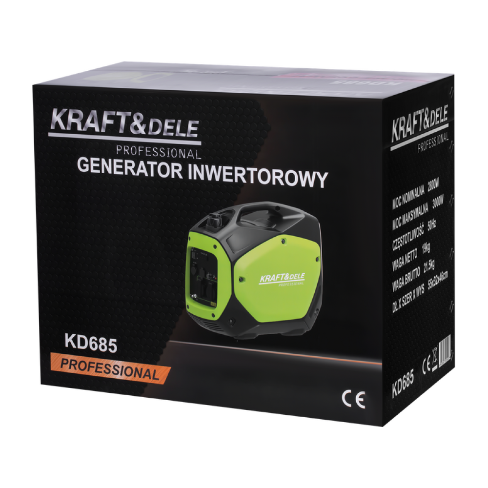 Generator invertor 2,8 kW / 3 kW KD685 KRAFT&DELE