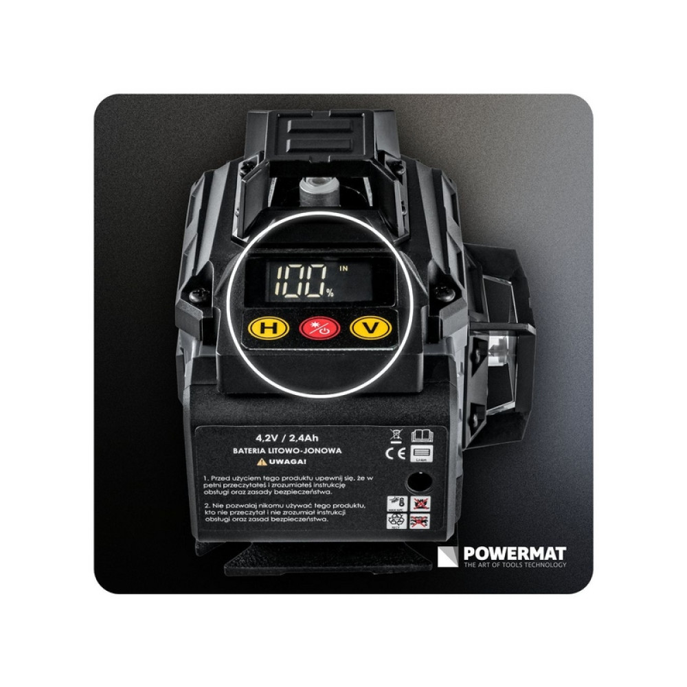 Nivela laser PM-PLK-4DM2 4D 40m POWERMAT
