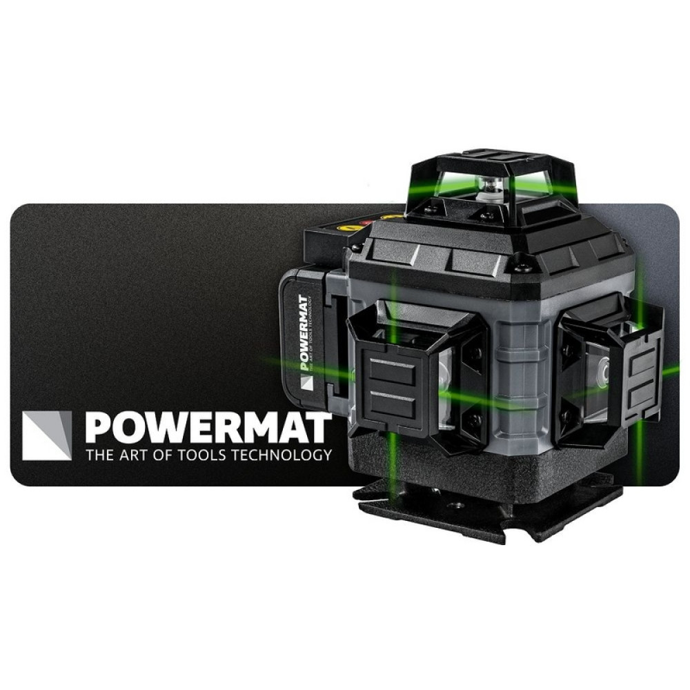 Nivela laser PM-PLK-4DM2 4D 40m POWERMAT