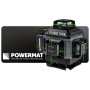Nivela laser PM-PLK-4DM2 4D 40m POWERMAT