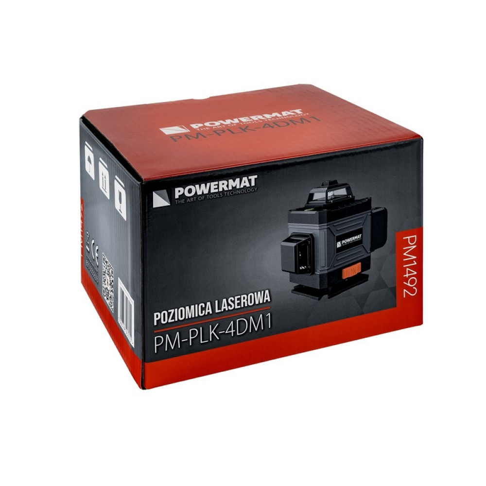 Nivela laser PM-PLK-4DM1 4D 40m POWERMAT