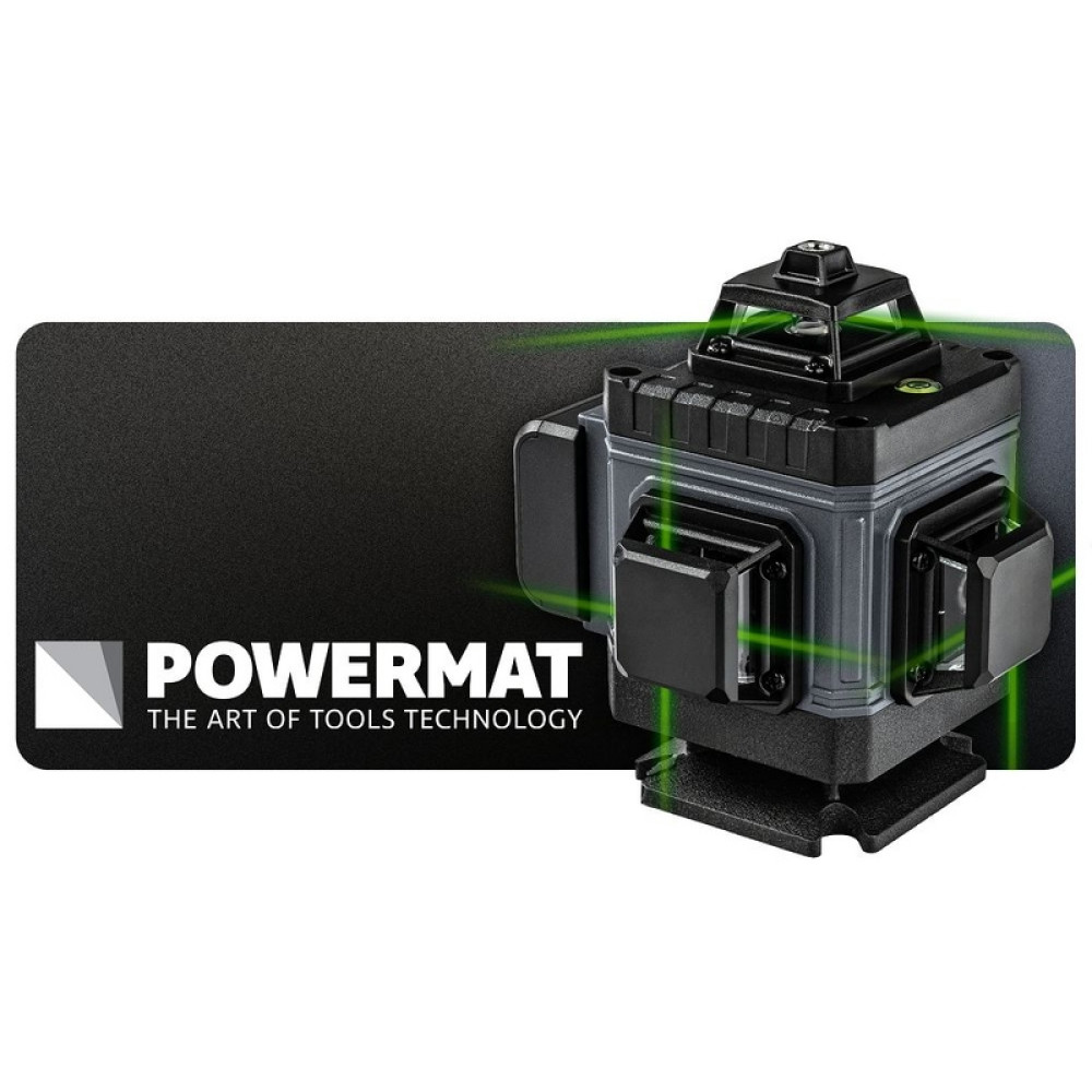 Nivela laser PM-PLK-4DM1 4D 40m POWERMAT