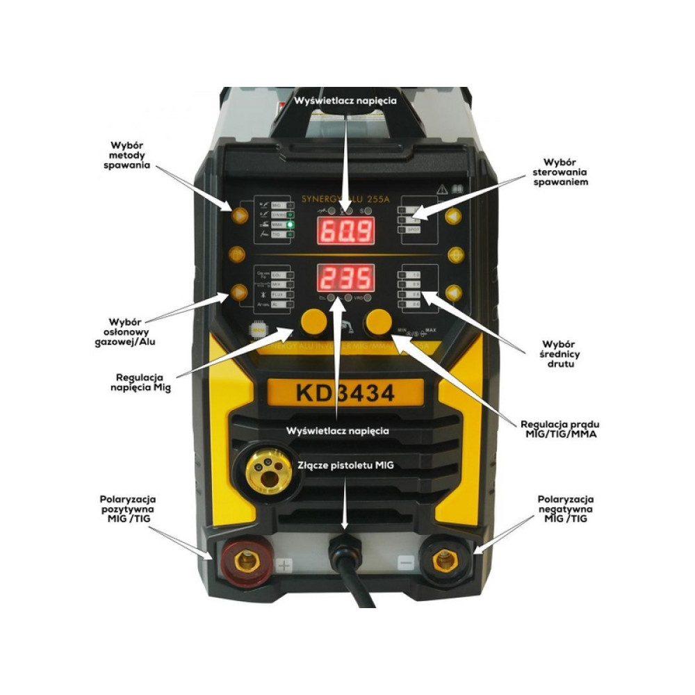 Sudor invertor MIG Flux MMA TigLift SYNERGIA KD3434