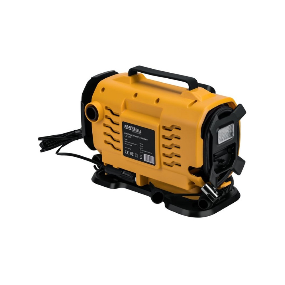 Compresor auto cu funcție de lanternă 12/230V KD3441