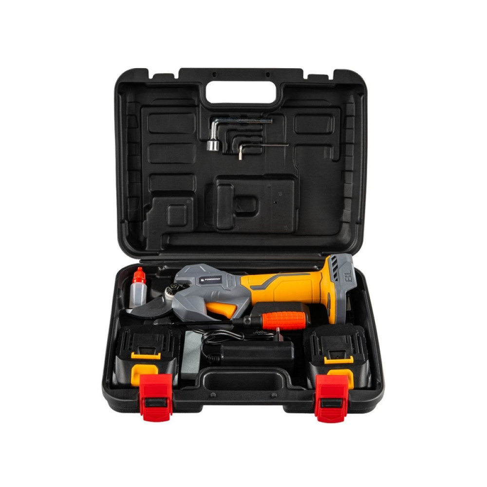 Foarfecă de grădină cu acumulator 30mm Powermat PM-SA-21V-2AM