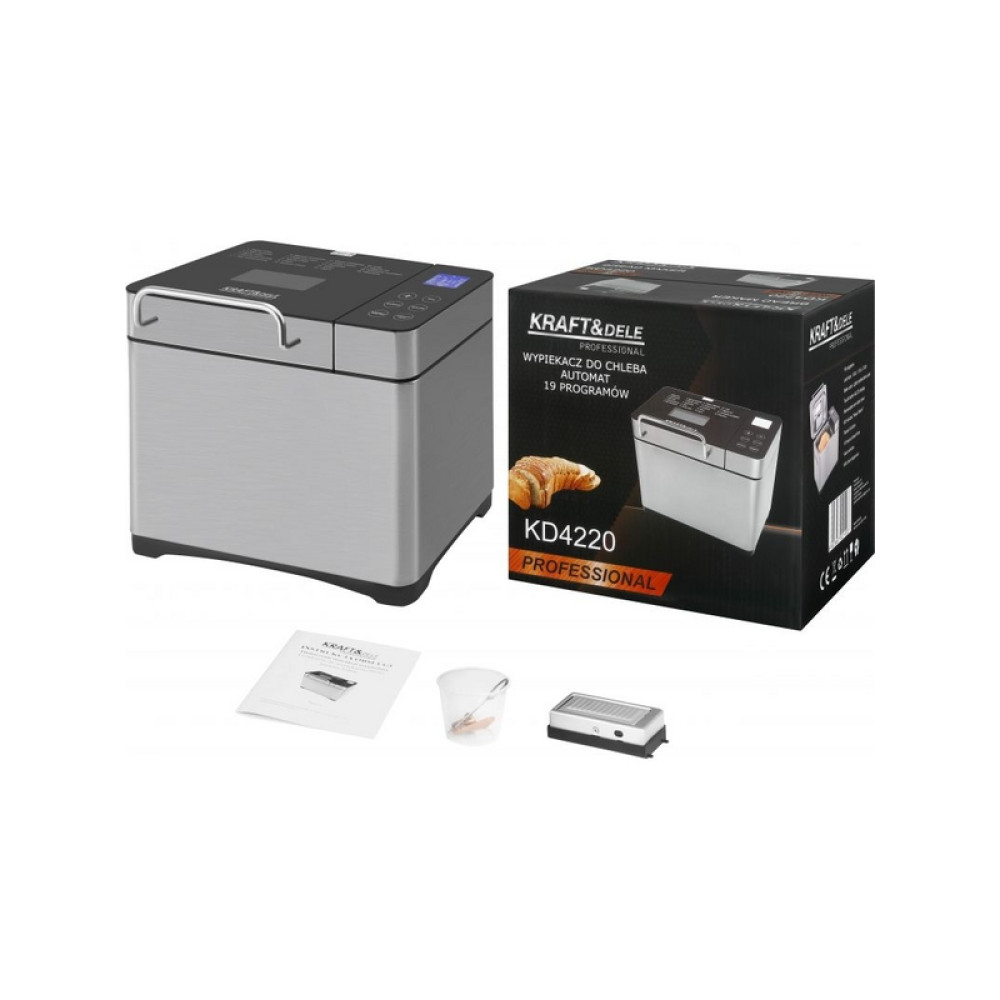 Mașină de făcut pâine - 19 programe Kraft&Dele KD4220