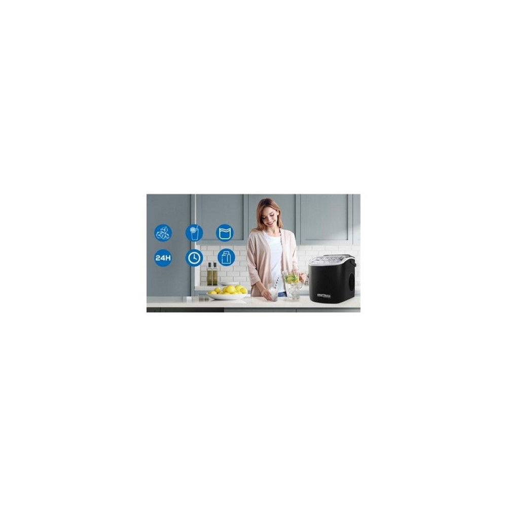 Mașină de făcut cuburi de gheață  12kg/24h 120W 1.2L  Kraft&Dele KD4124