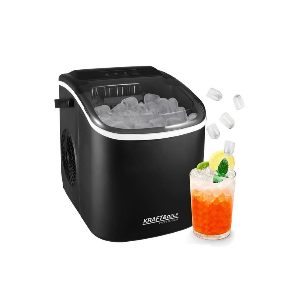 Mașină de făcut cuburi de gheață  12kg/24h 120W 1.2L  Kraft&Dele KD4124
