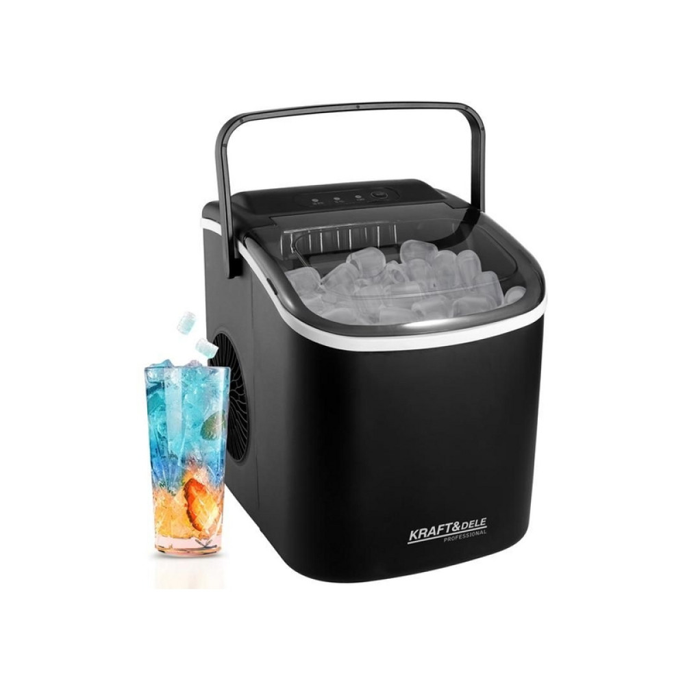 Mașină de făcut cuburi de gheață  12kg/24h 120W 1.2L  Kraft&Dele KD4124