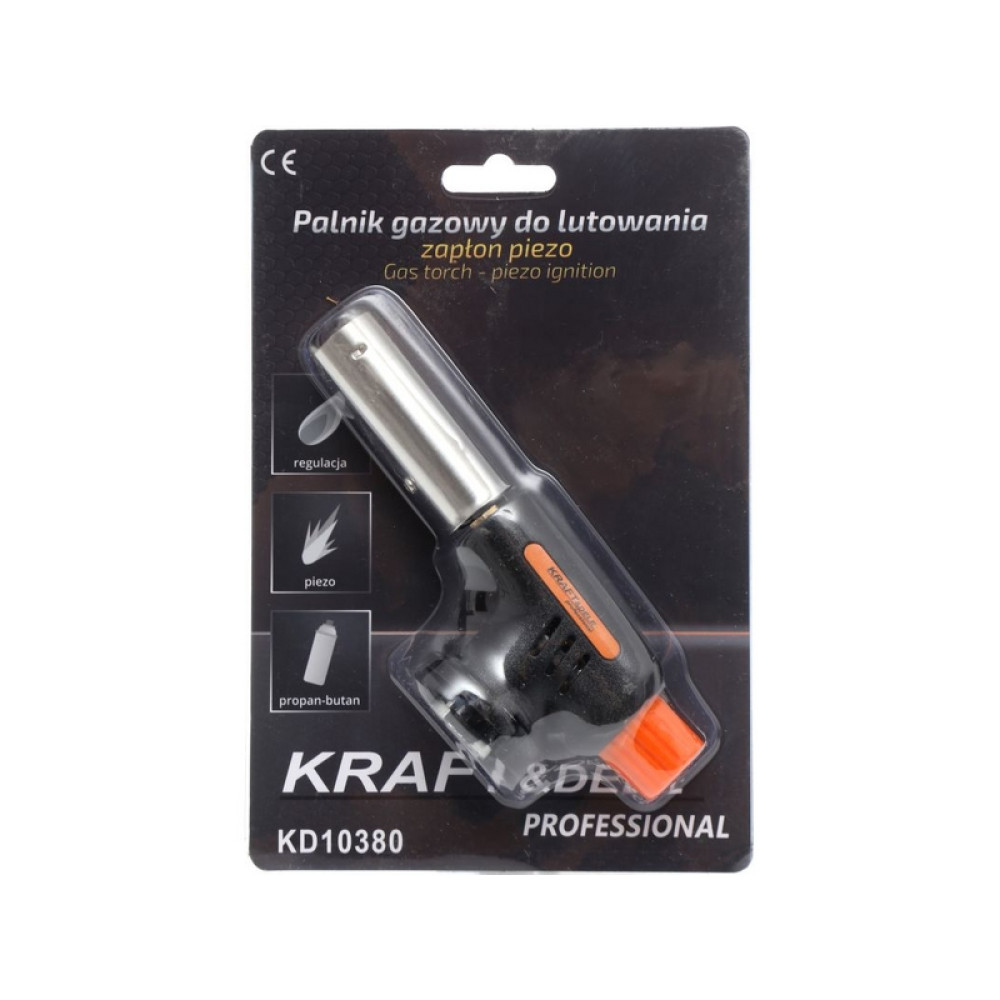 Torță de lipit cu gaz PIEZO Kraft&Dele KD10380