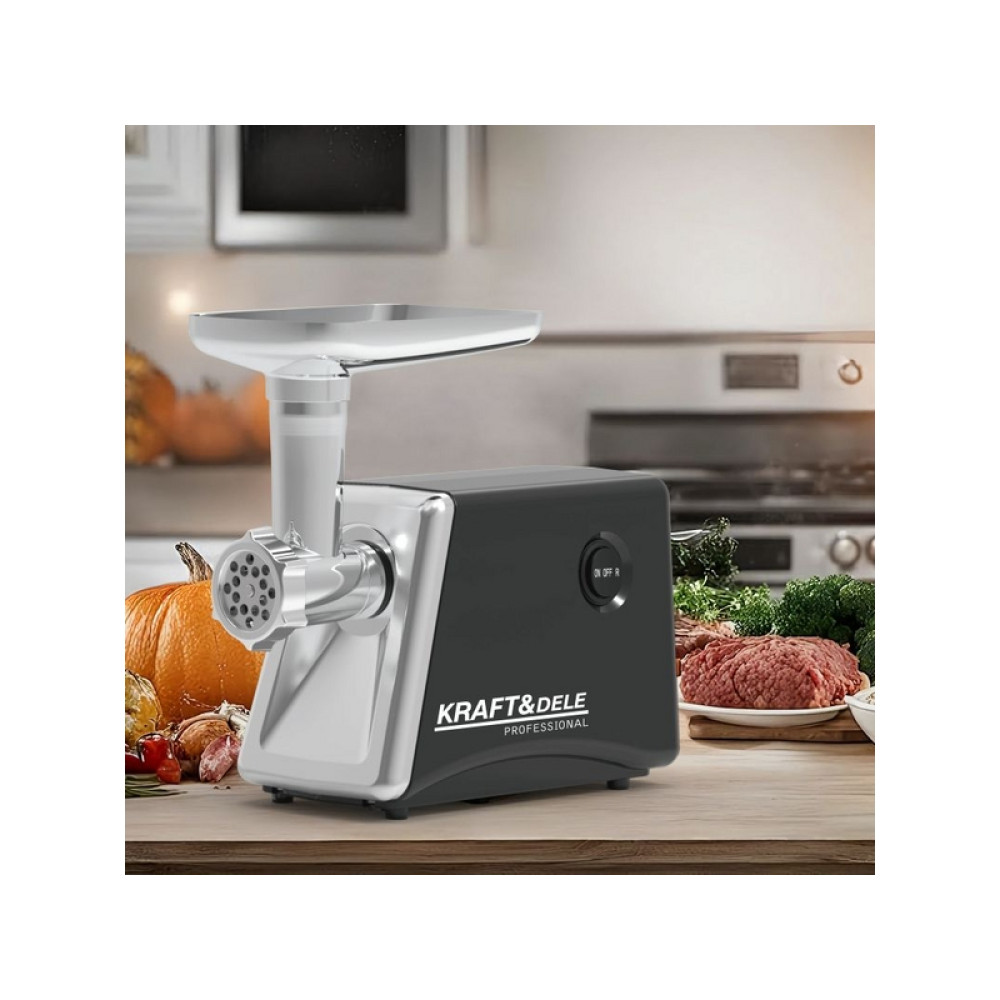 Mașină de tocat carne + accesorii 2000W Kraft&Dele KD4143