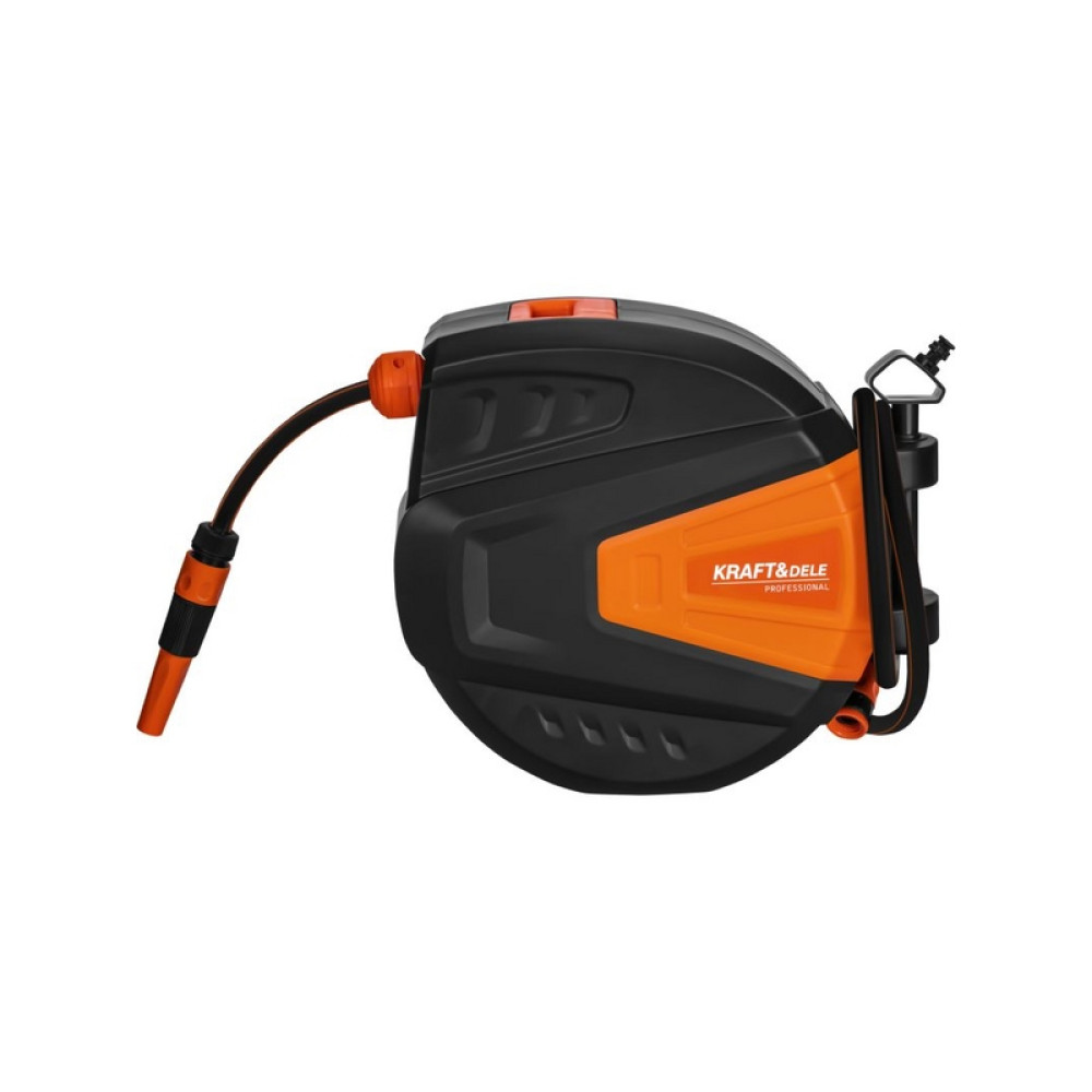 Furtun de grădină retractabil 15m + 1,5m 1/2