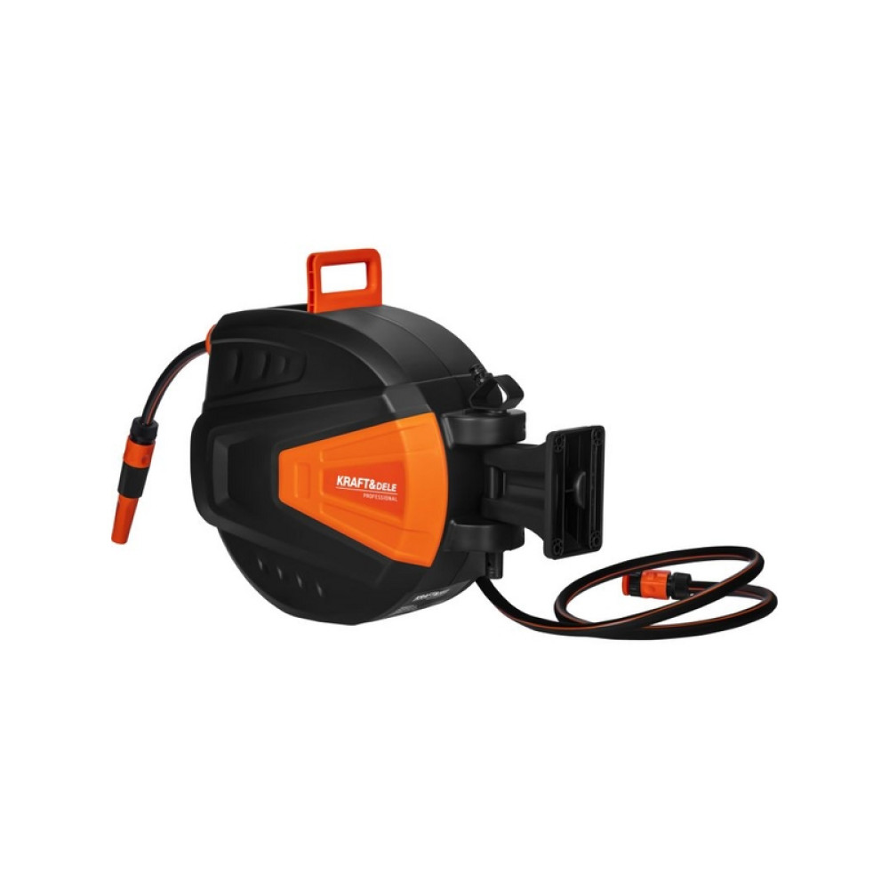 Furtun de grădină retractabil 15m + 1,5m 1/2