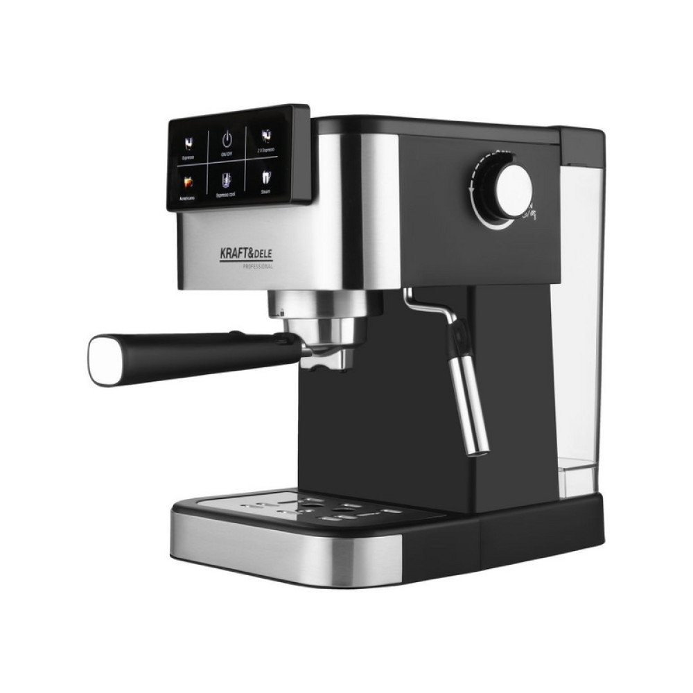 Кофемашина высокого давления 1500 Вт 20 бар Kraft&Dele KD4291