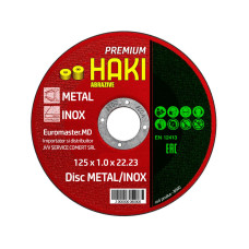 Disc metal/inox Haki Premium - 125x1.0