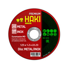 Disc metal/inox Haki Premium - 125x1.2