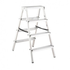 Scară dublă aluminiu 2x4 trepte