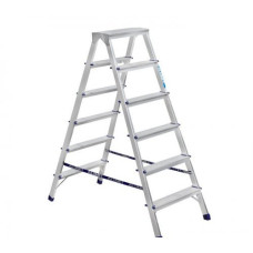 Scară dublă aluminiu 2x6 trepte