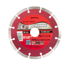 Disc diamantat segment 150x22,2 (25,4)mm Raider RD-DD23