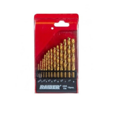 Набор сверла по металлу 2-8 мм.HSS+TIN,13шт. Raider150683